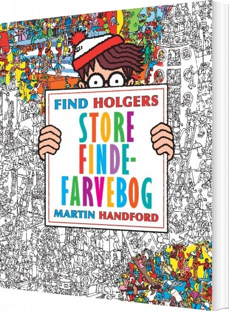 Billede af Find Holgers Store Finde-farvebog - Martin Handford - Bog hos Gucca.dk