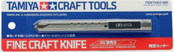 Tamiya - Craft Tools - Fine Craft Knife - Hobbykniv - 74053