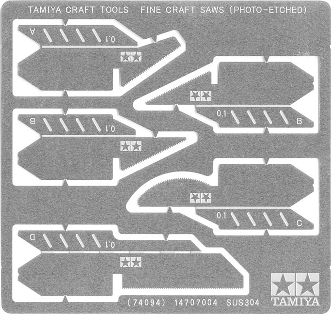 Tamiya - Fine Craft Saws - Photo Etched - 74094