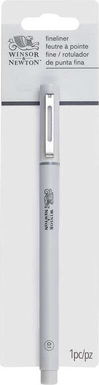 Winsor & Newton - Fineliner Tusch - Kølig Grå - 0,1 Mm