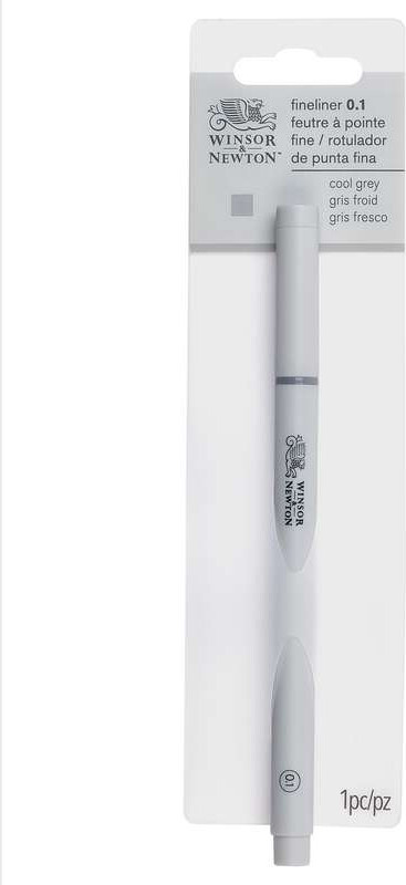 Winsor & Newton - Fineliner Tusch - Kølig Grå - 0,1 Mm