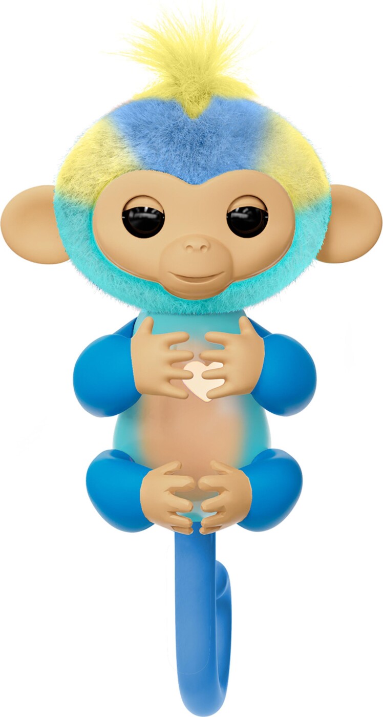 Fingerlings - Monkey Bamse - Blå - Leo - Interaktiv Abe