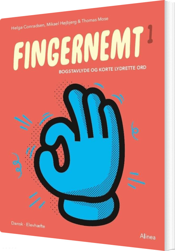 Billede af Fingernemt 1 - Bogstavlyde Og Korte Lydrette Ord - Mikael Højbjerg - Bog