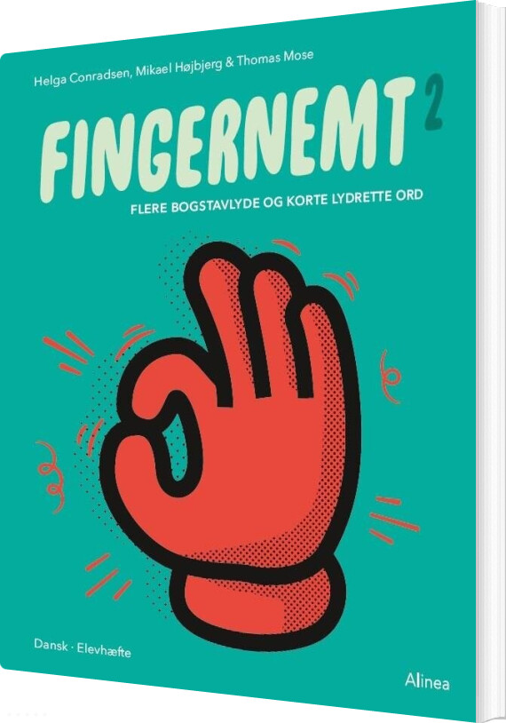 Billede af Fingernemt 2 - Flere Bogstavlyde Og Korte Lydrette Ord - Mikael Højbjerg - Bog