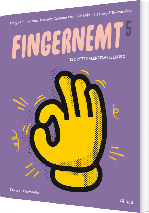 Billede af Fingernemt 5 - Lydrette Flerstavelsesord - Mikael Højbjerg - Bog