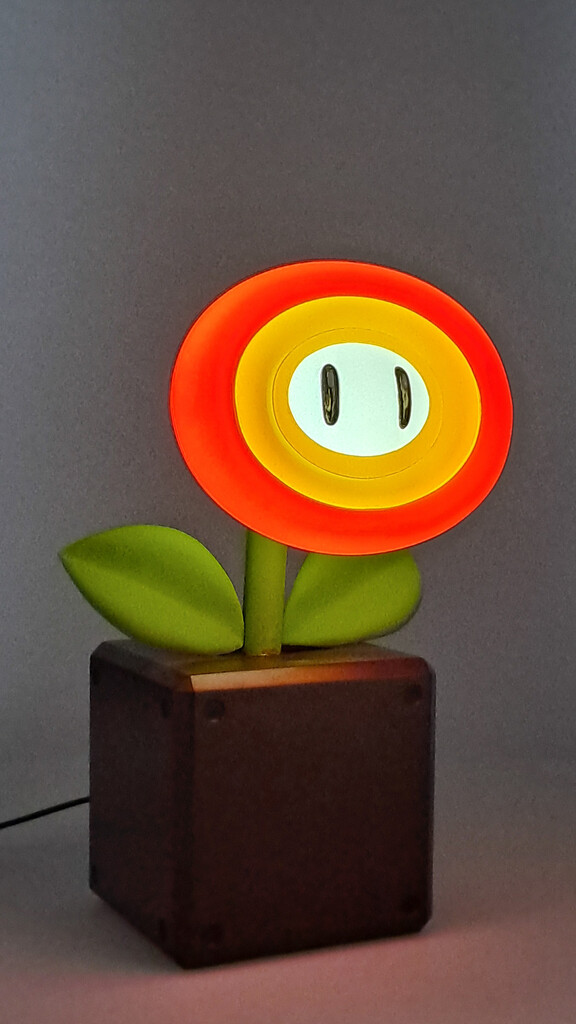 Fire Flower Lamp