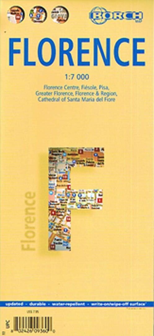 Firenze - Florence - Borch Maps  - English book