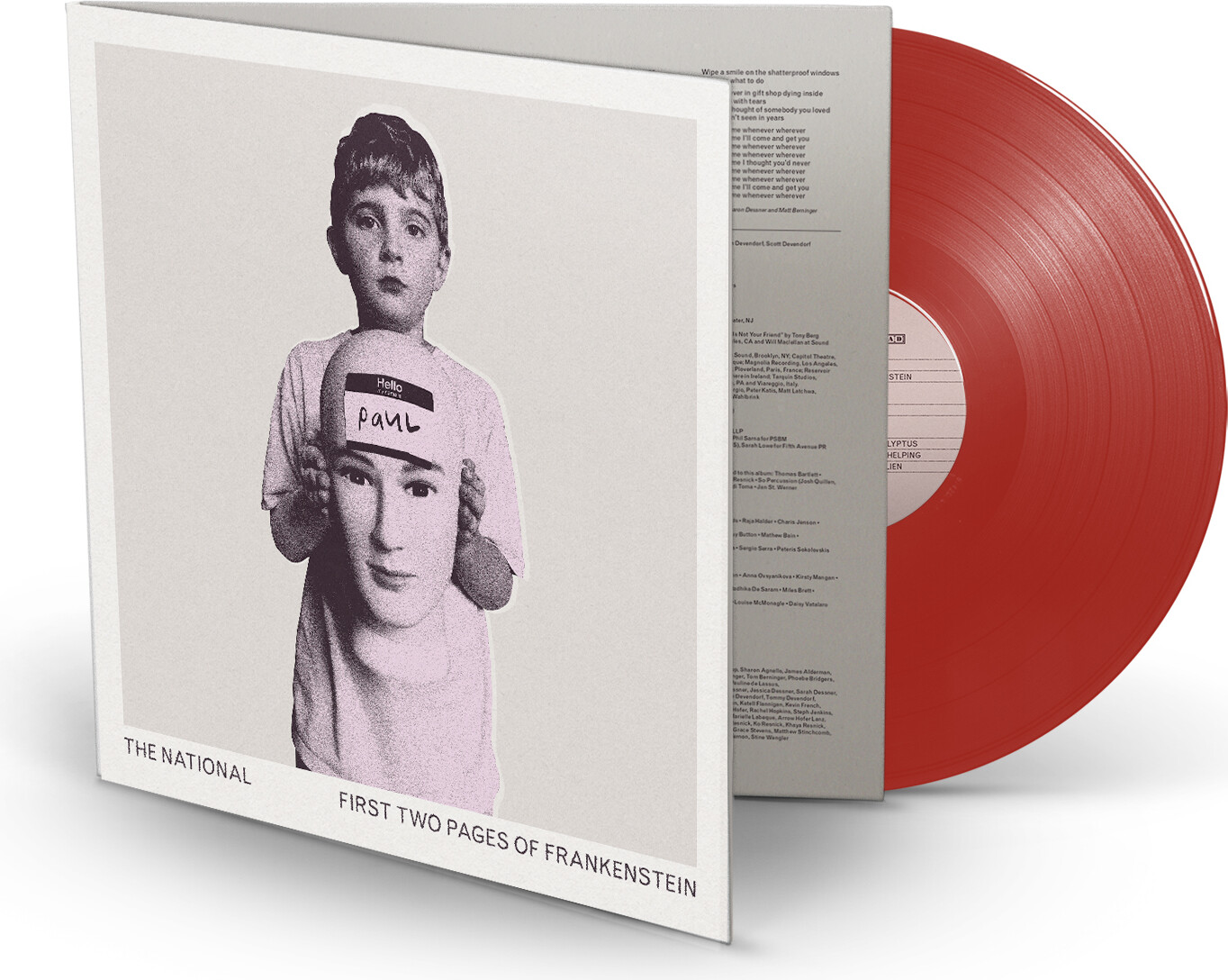 The National - First Two Pages Of Frankenstein - Red - Vinyl Lp