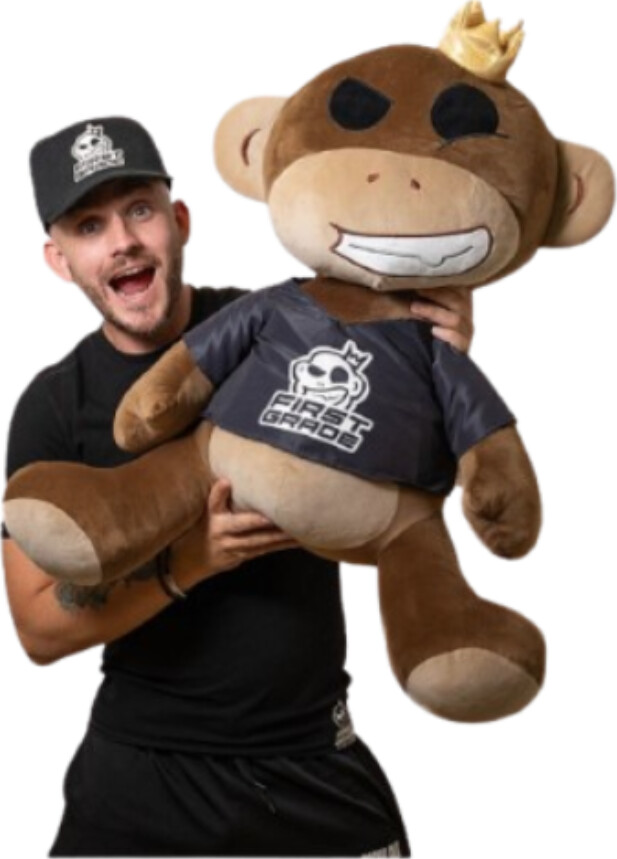 Firstgrade - Monkey Bamse - 60 Cm - Eiqu Miller