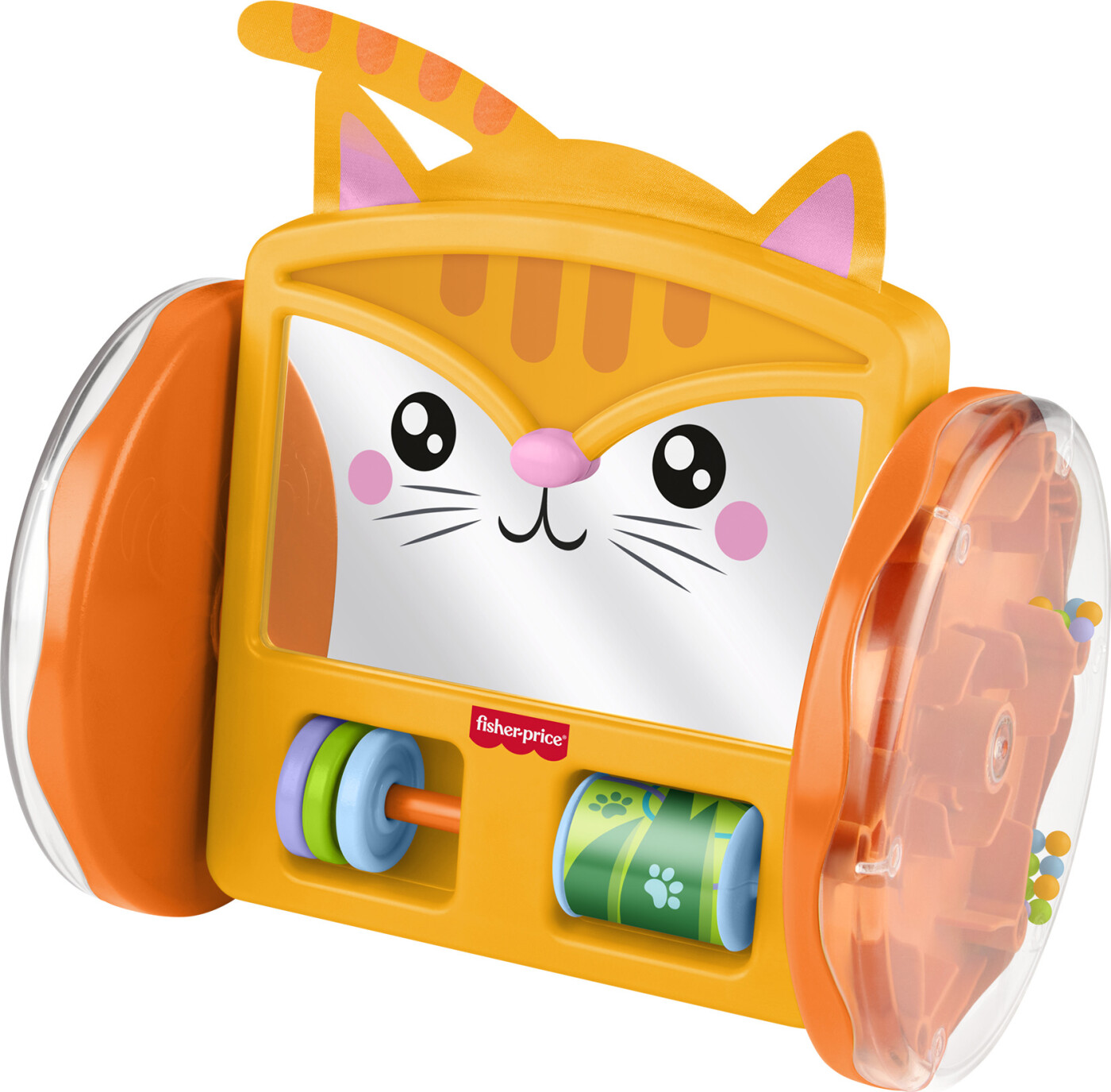 Fisher-Price Aktivitetslegetøj - Pets Crawl & Play Kitty Mirror