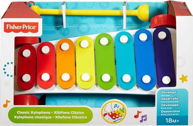 Fisher-price - Classic Xylophone - Klassisk Xylofon Til Børn - Fisher Price