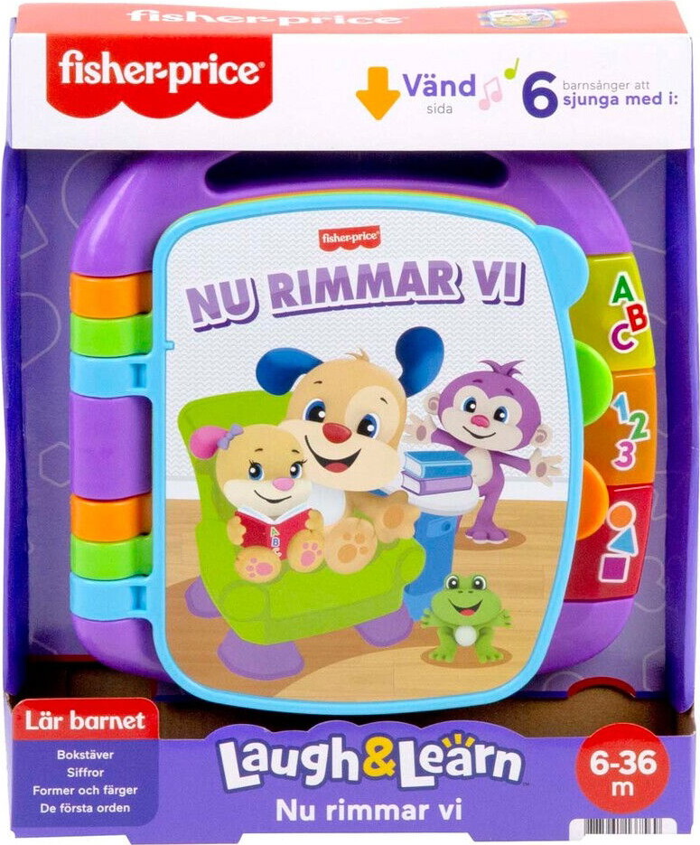 Fisher-price - Nu Rimer Vi - Interaktiv Bog - Laugh & Learn