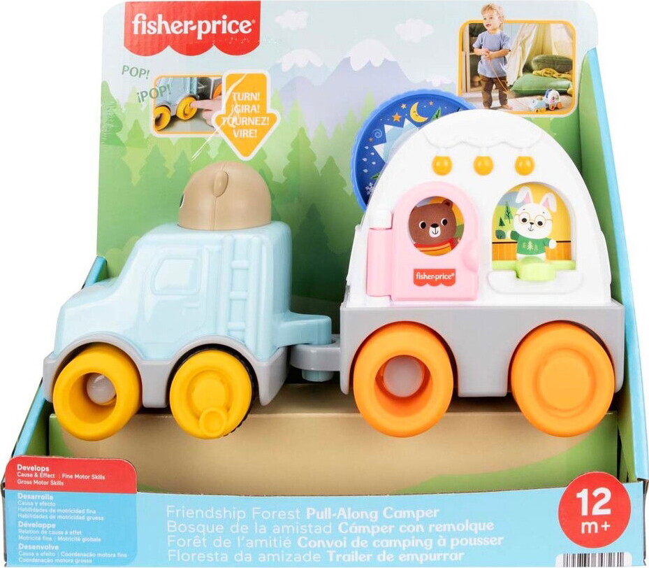 Fisher-price - Friendship Forest Pull-along Camper - Aktivitetsbil