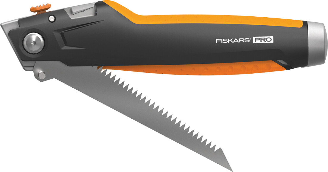 Fiskars - 2-i-1 Universalkniv Og Gipssav - Pro Carbonmax