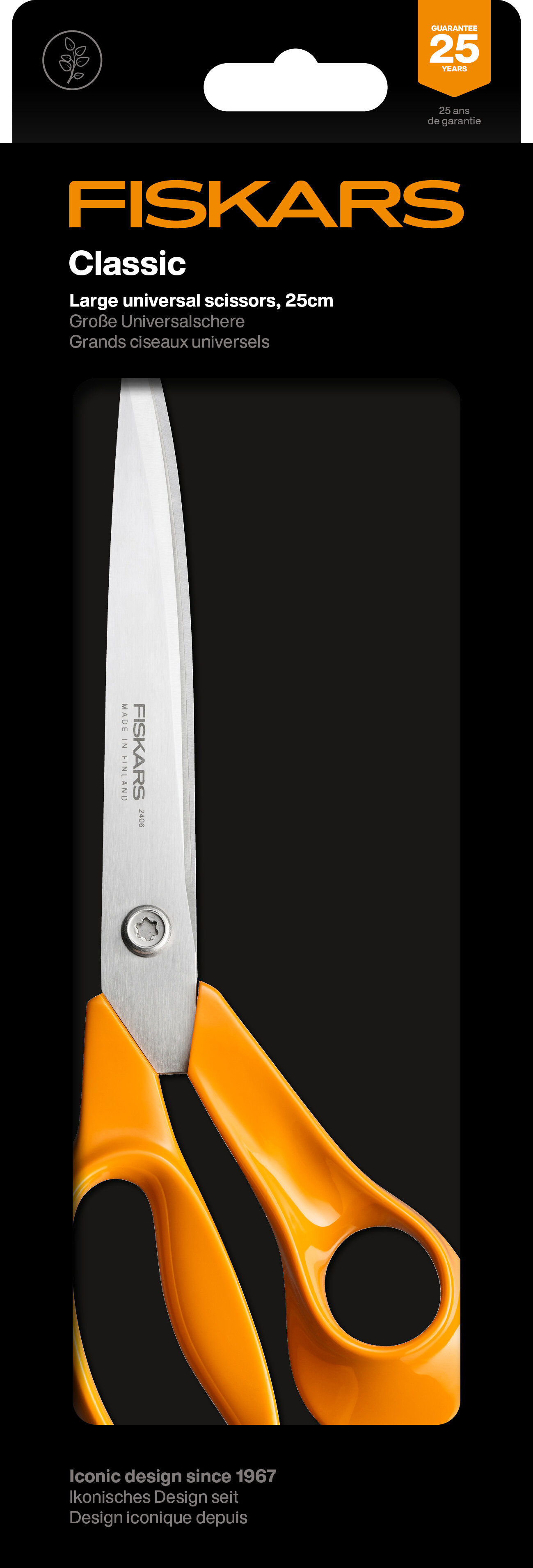 Fiskars - Classic Large Universal Scissors - 25 Cm - Universalsaks