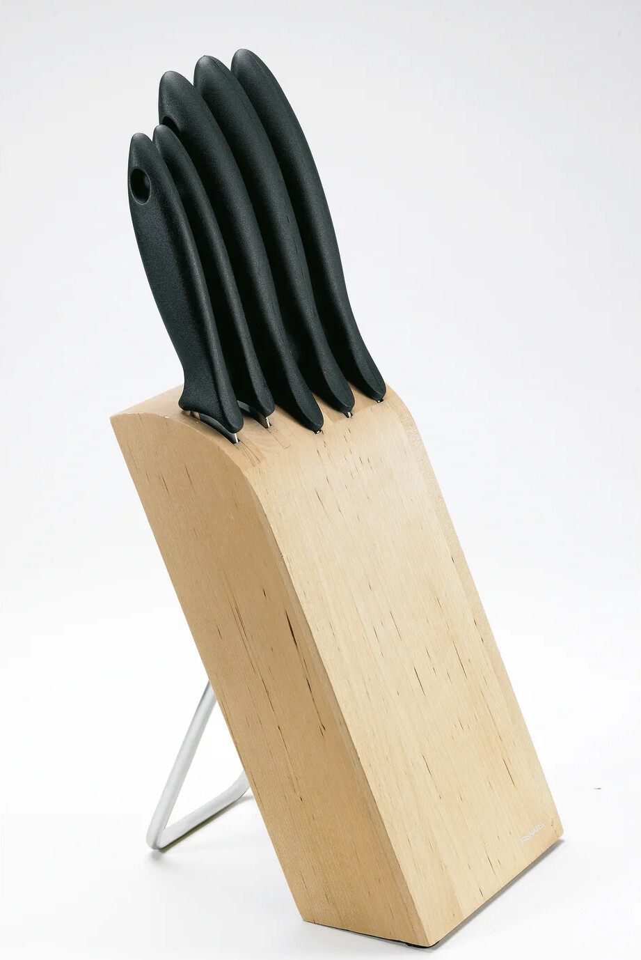 Fiskars - Essential Knivblok - Med 5 Knive