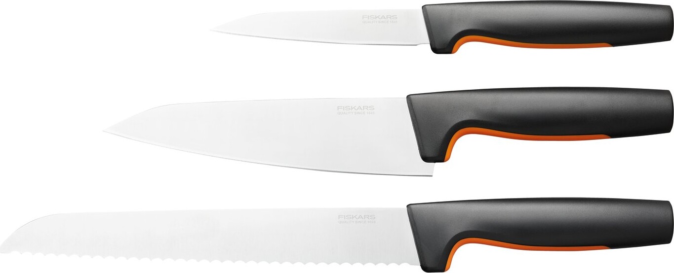 Fiskars Functional Form - Knivsæt - Stor - 3 Knive