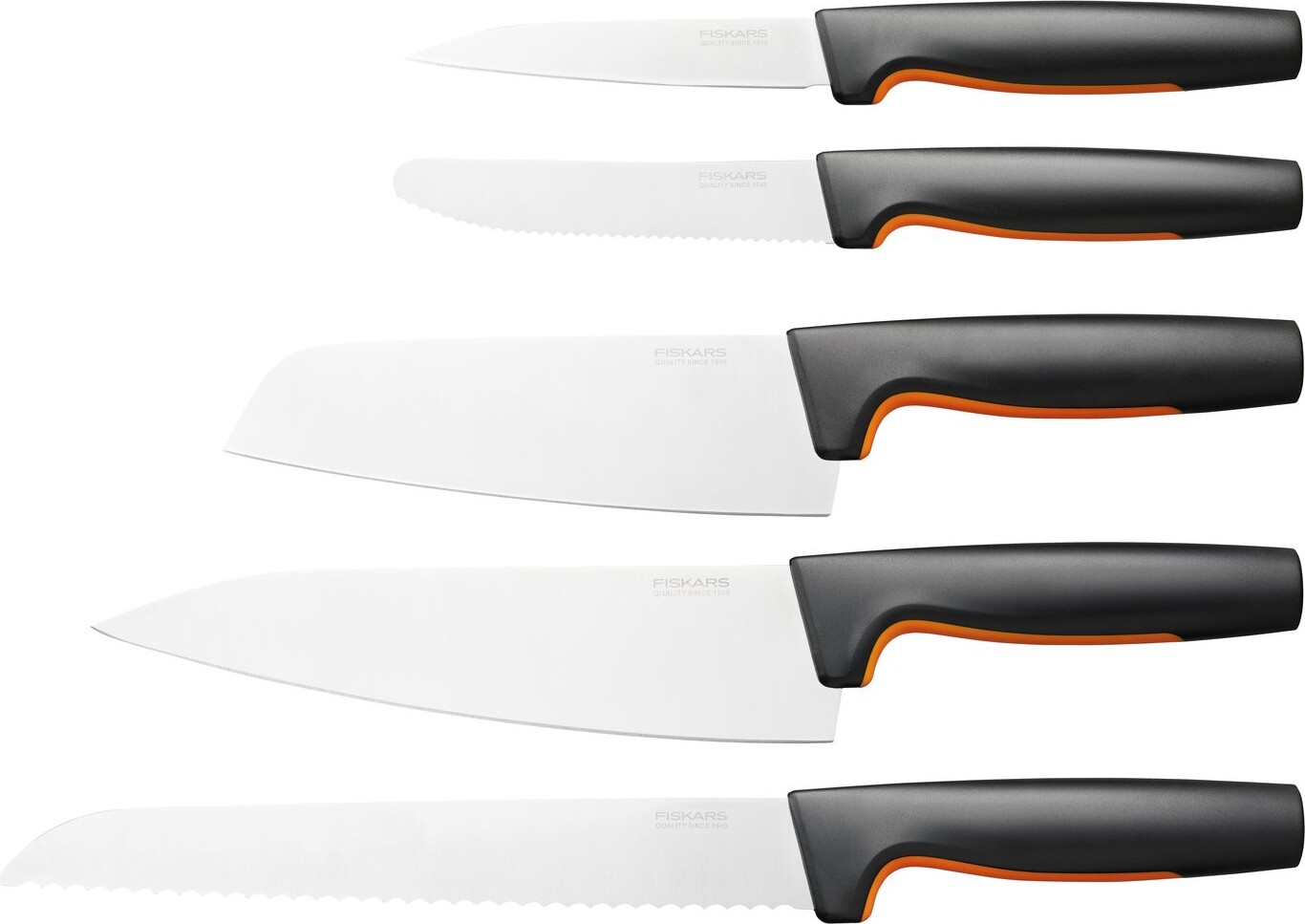 Fiskars Functional Form - Knivsæt - 5 Dele