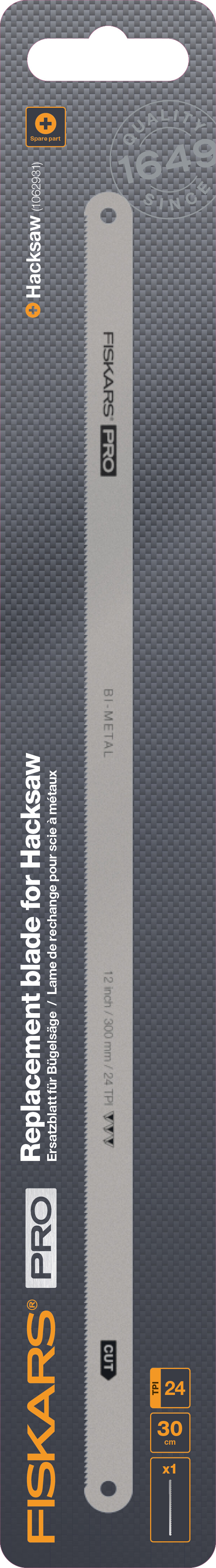 Fiskars - Pro Klinge Til Truetension Nedstryger - Udskiftelig - 30 Cm
