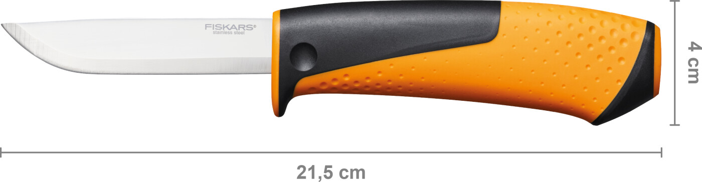 Fiskars - Pro Staysharp Universalkniv Med Knivsliber - Softgrip
