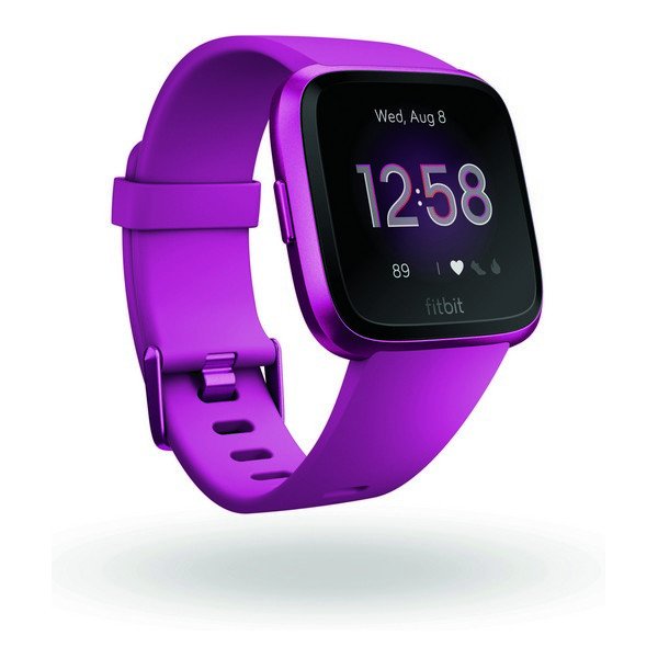 fitbit versa lite smartwatch with small & large band
