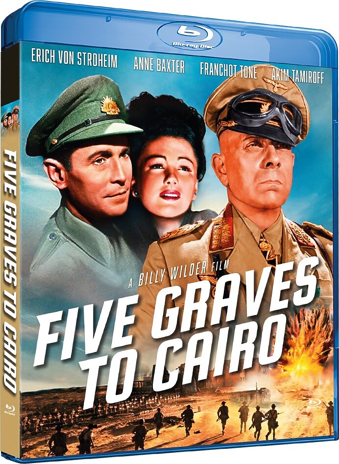 ørkenens Hemmelighed / Five Graves To Cairo - Blu-Ray