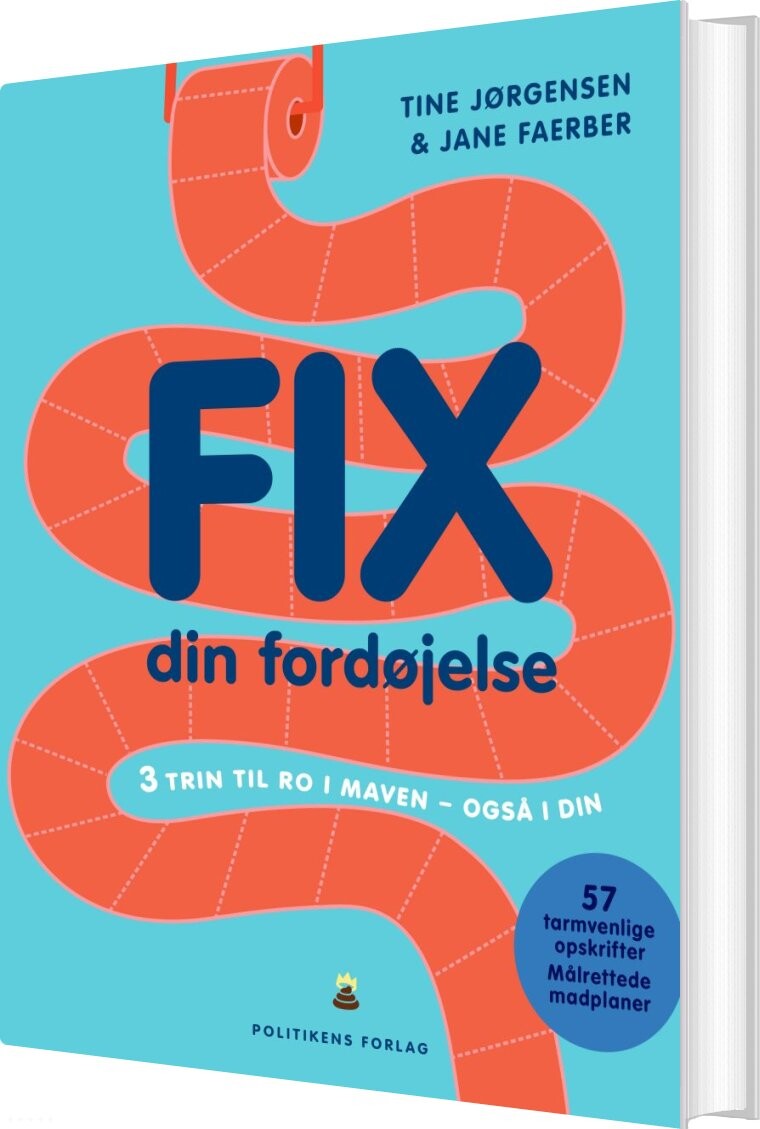 Billede af Fix Din Fordøjelse - Tine Jørgensen - Bog