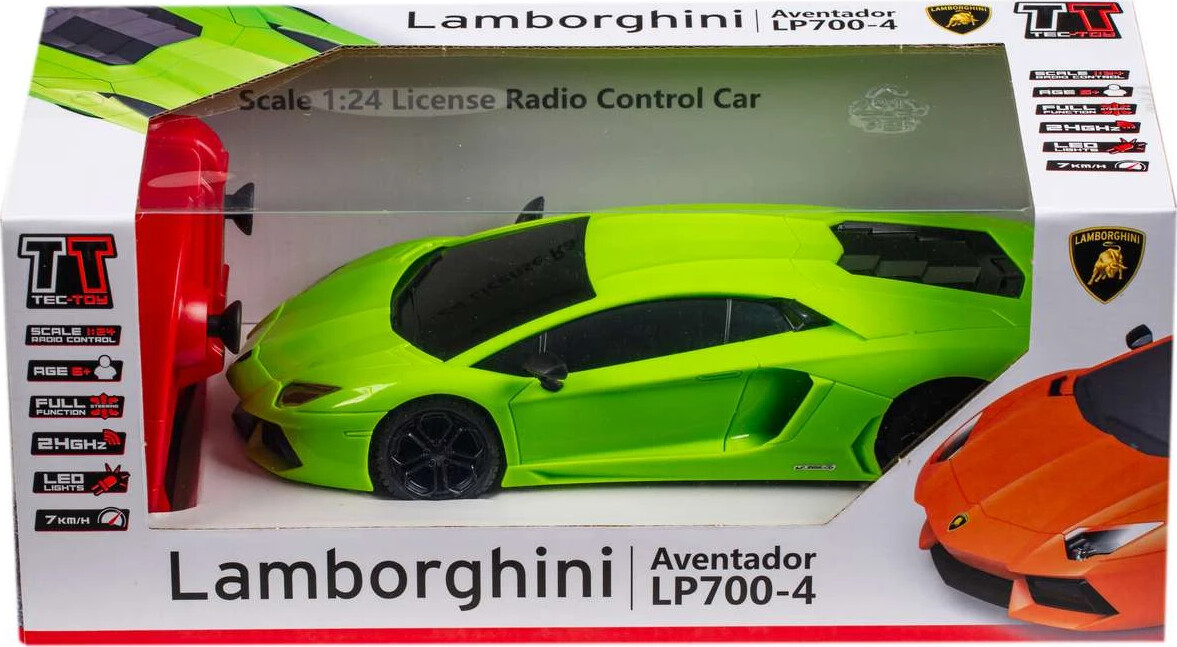 Fjernstyret Lamborghini Aventador Lp 700-4 - 1:24 - Grøn