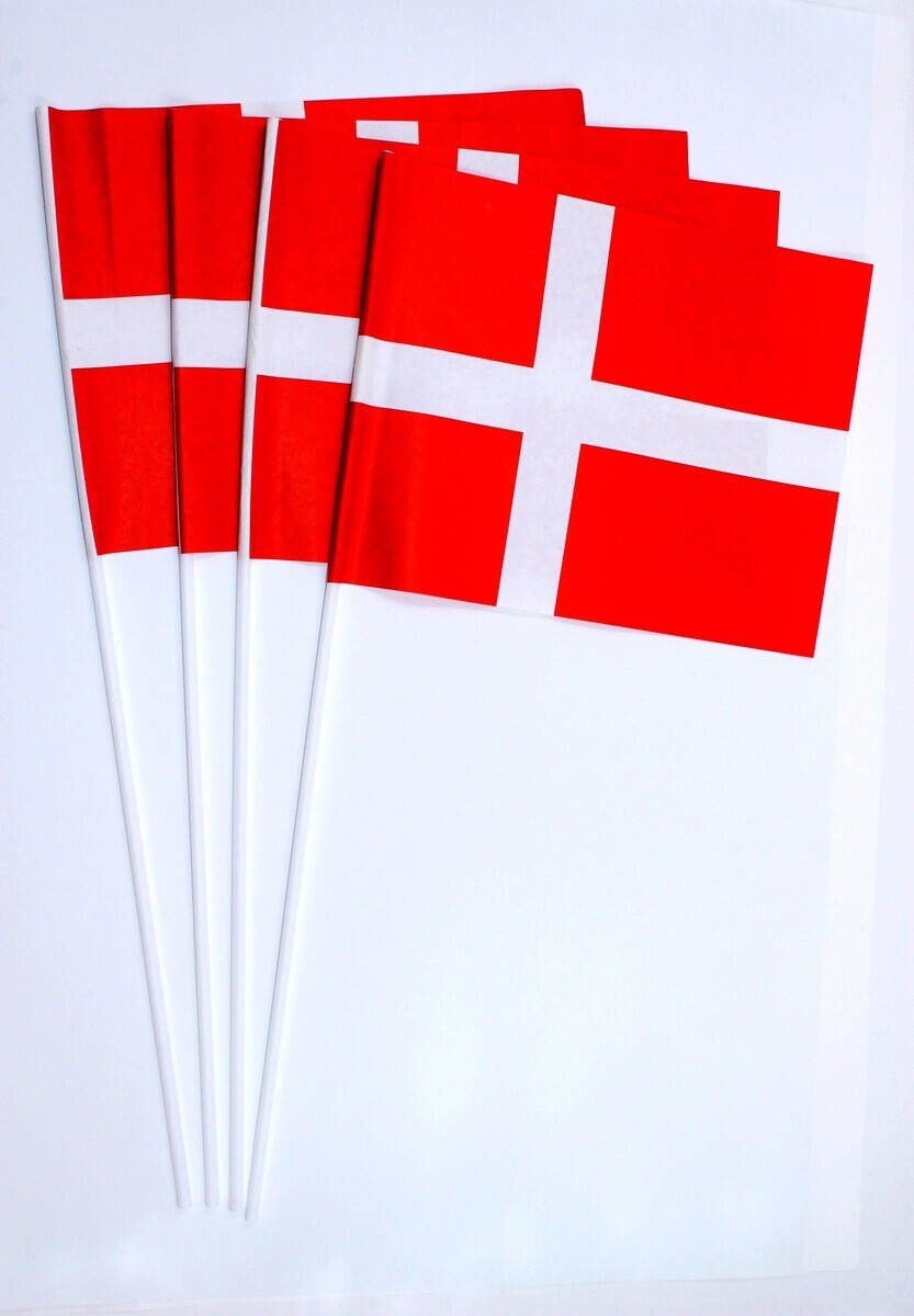 Flag På Stang 15 X 10 Cm 6 Stk - Scanseason