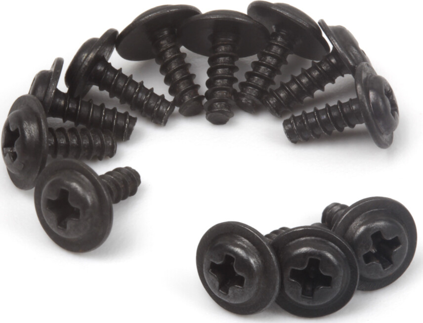 Flange Tapping Screws Pwao2.3×7mm (12pcs) - 540462 - Blackzon