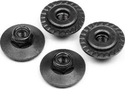 Billede af Flanged Lock Nut M5x8mm (4pcs) - Mv29092 - Maverick Rc