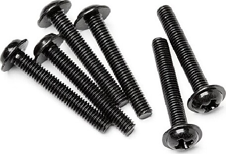 Flanged Screw M3x20mm (6pcs) - Hpz591 - Hpi Racing