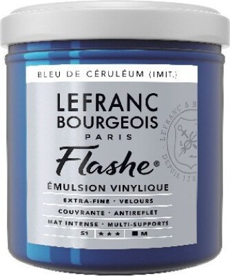 Se Lefranc Bourgeois - Flashe Akrylmaling - Cerulean Blue Hue 125 Ml hos Gucca.dk