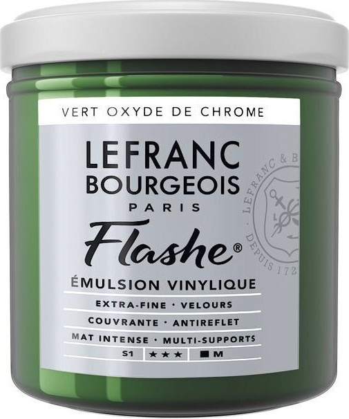 Se Lefranc & Bourgeois - Flashe Akrylmaling - Chromium Oxide Green 125 Ml hos Gucca.dk