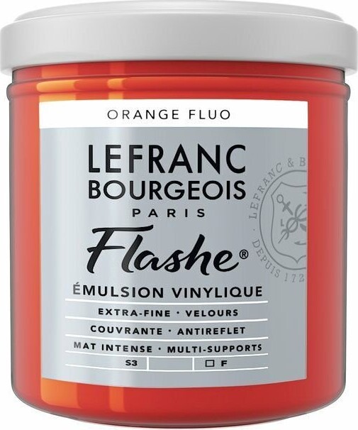 Billede af Lefranc & Bourgeois - Akrylmaling - Fluorescent Light Orange 125 Ml