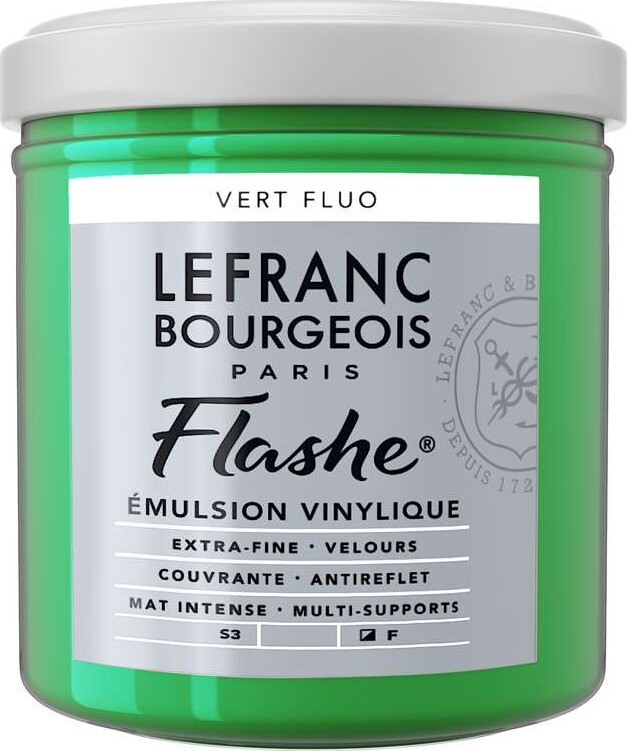 Lefranc & Bourrgeois - Akrylmaling - Fluorecent Green 125 Ml - Lefranc Bourgeois