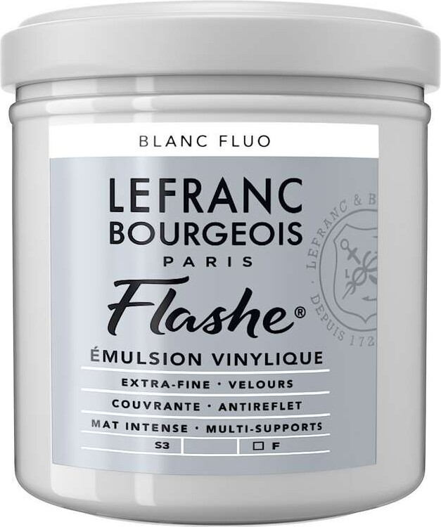 Lefranc & Bourgeois - Akrylmaling - Fluorescent White 125 Ml - Lefranc Bourgeois