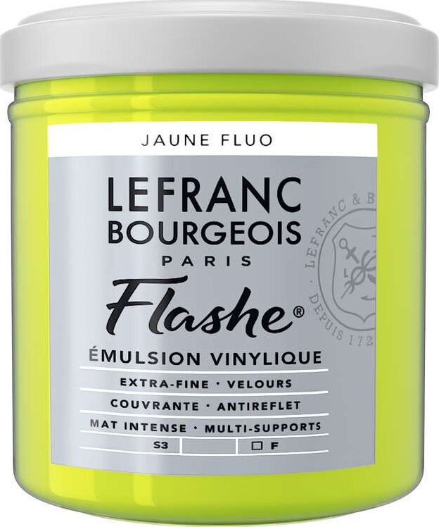 Lefranc & Bourrgeois - Akrylmaling - Fluorecent Yellow 125 Ml - Lefranc Bourgeois