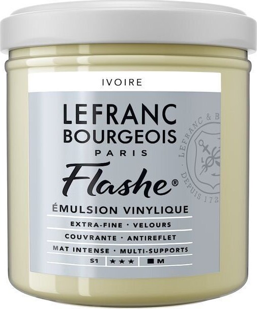 Billede af Lefranc & Bourgeois - Akrylmaling - Flashe - Ivory 125 Ml