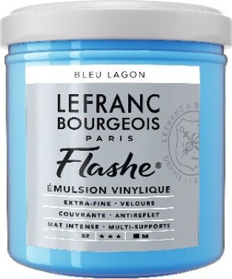 Billede af Lefranc & Bourgeois - Akrylmaling - Flashe - Lagoon Blue 125 Ml