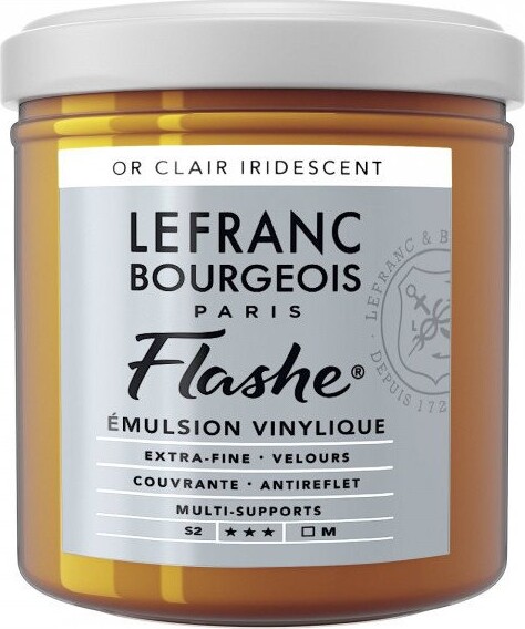 Lefranc & Bourgeois - Flashe Akrylmaling - Light Gold Iridescent 125 Ml