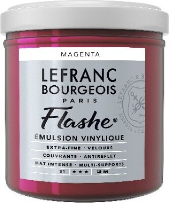 Billede af Lefranc & Bourgeois - Akrylmaling - Flashe - Magenta 125 Ml