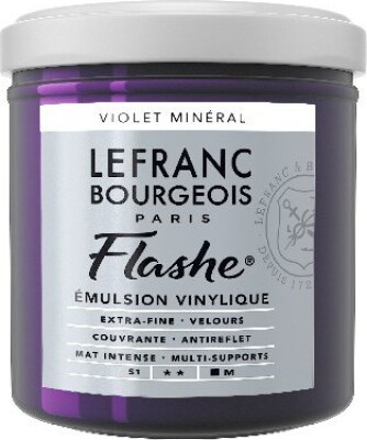 Se Lefranc Bourgeois - Flashe Akrylmaling - Mineral Violet 125 Ml hos Gucca.dk