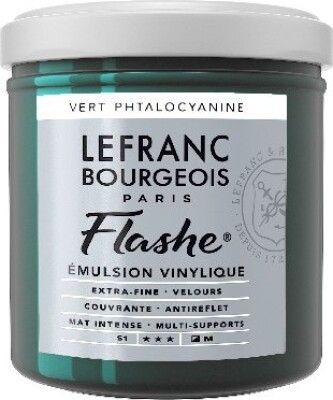 Lefranc & Bourgeois - Akrylmaling - Flashe - Phthalocyanine Green 125 Ml
