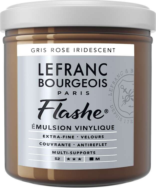 Lefranc & Bourgeois - Akrylmaling - Pink Grey Iridescent 125 Ml - Lefranc Bourgeois