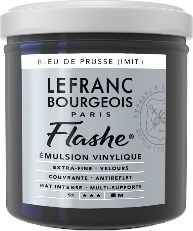 Se Lefranc & Bourgeois - Akrylmaling - Flashe - Prussian Blue Hue 125 Ml hos Gucca.dk