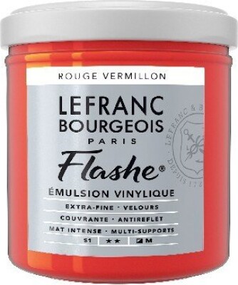 Se Lefranc & Bourgeois - Akrylmaling - Flashe - Red Vermilion 125 Ml hos Gucca.dk