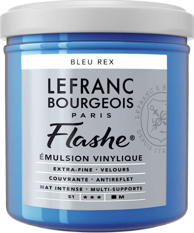 Lefranc Bourgeois - Flashe Vinyl Maling 125 Ml - Royal Blue 067