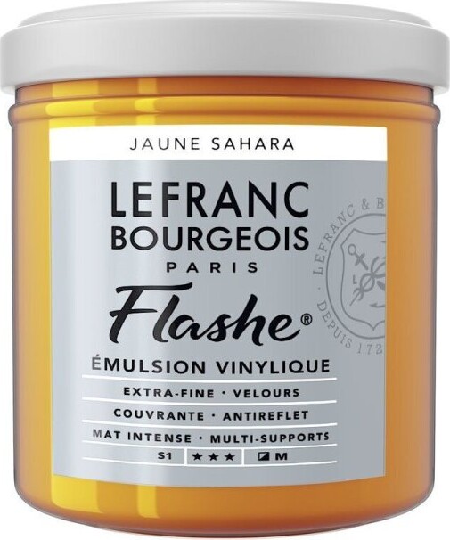 Lefranc & Bourgeois - Akrylmaling - Flashe - Sahara Yellow 125 Ml