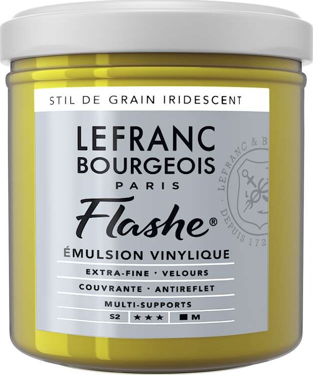 Lefranc & Bourgeois - Akrylmaling - Flashe - Stil De Grain Green Iridescent 125 Ml - Lefranc Bourgeois